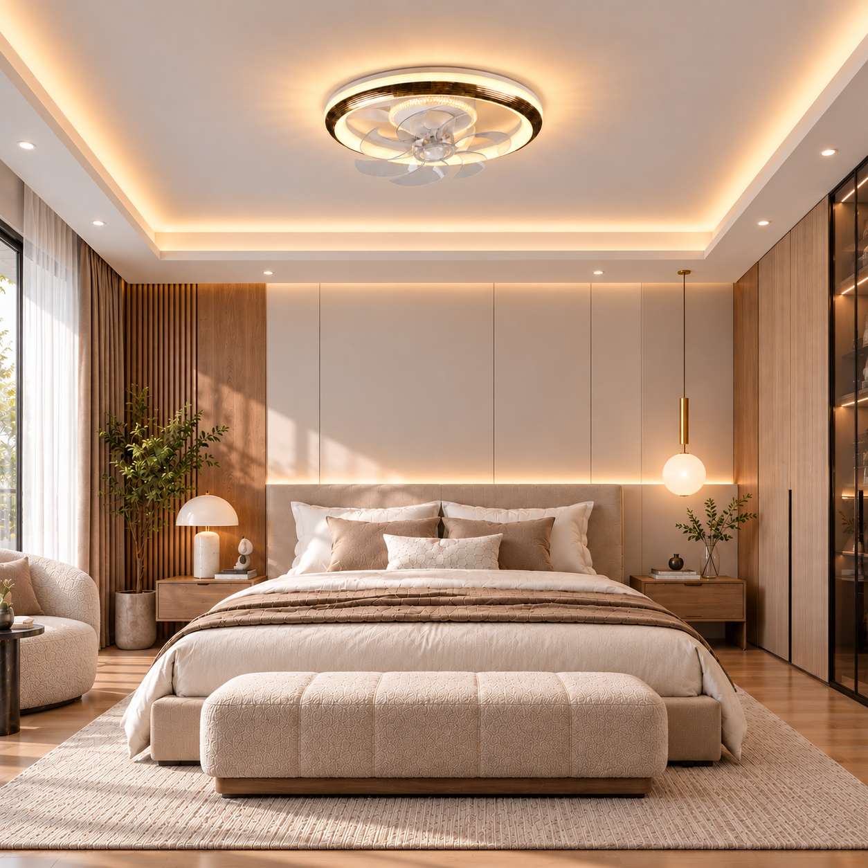 360° Dynamic Rotate Fan Foto produk 4