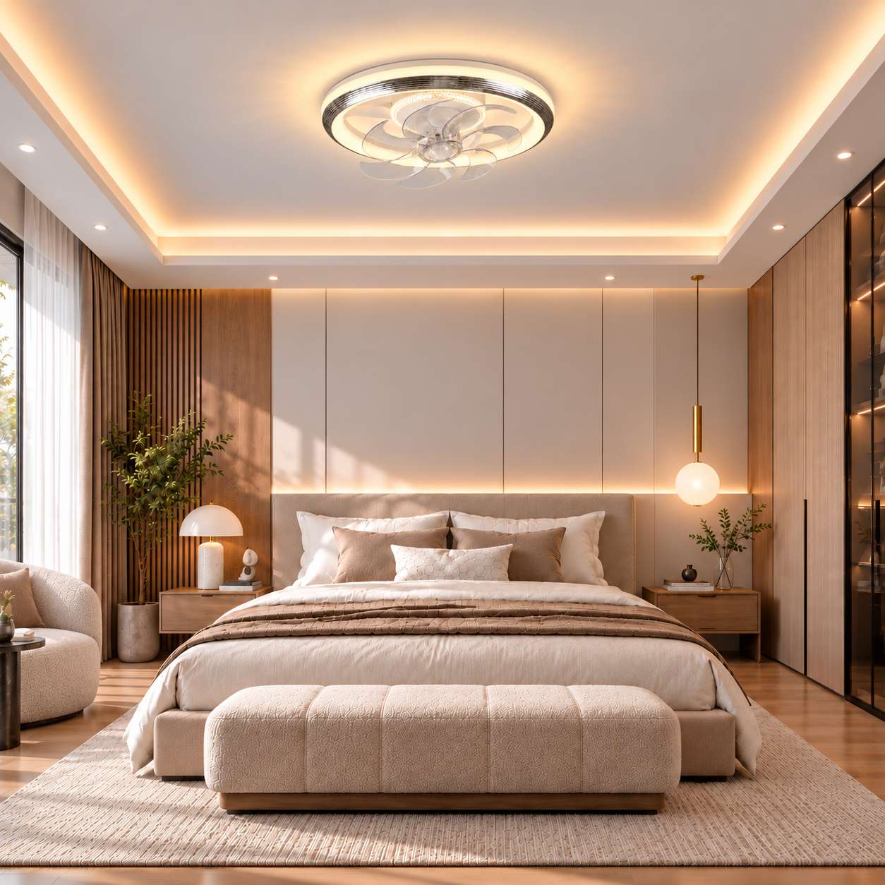 360° Dynamic Rotate Fan Foto produk 4