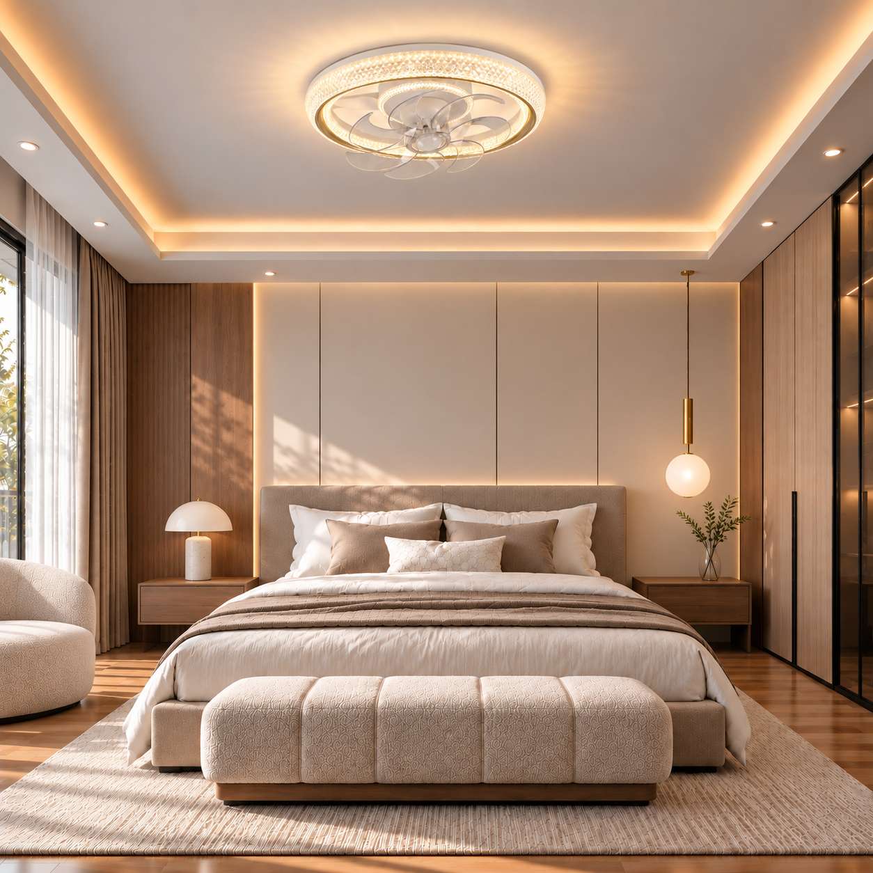 360° Dynamic Rotate Fan Foto produk 4